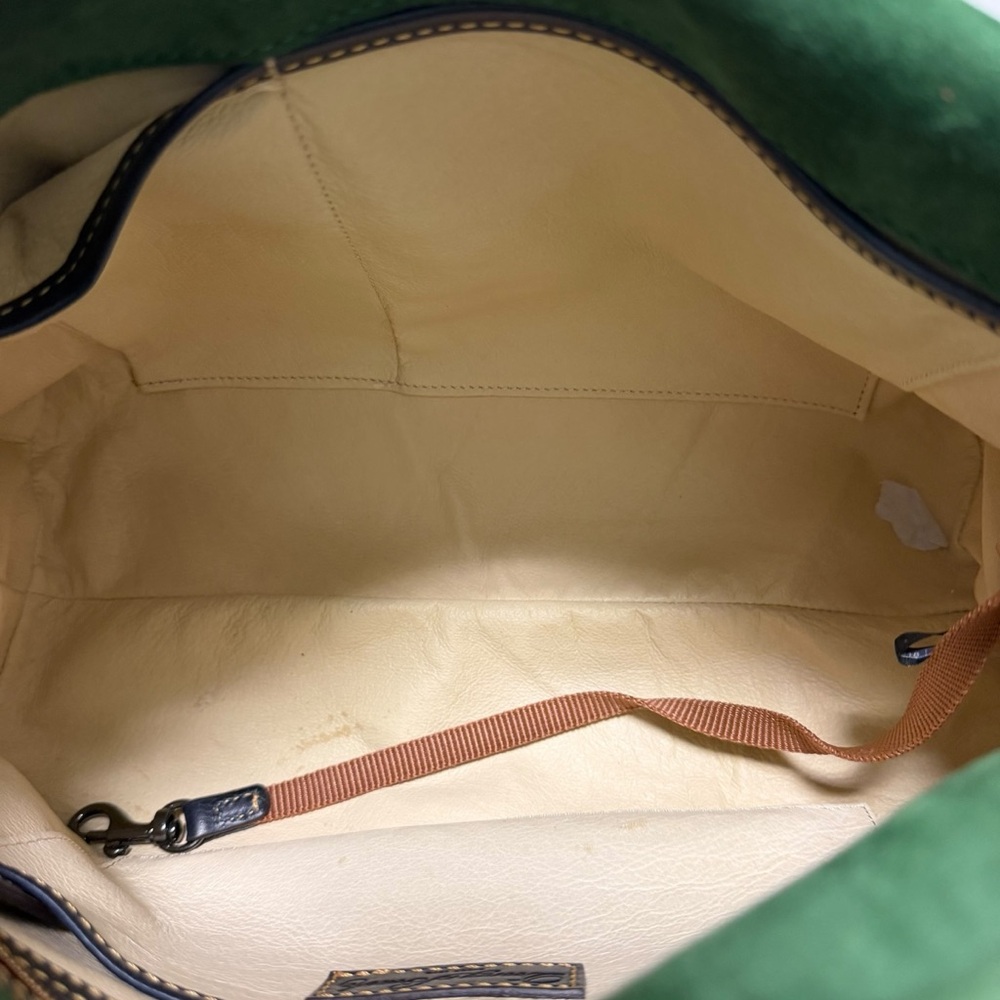 Dooney & Bourke Solid Black Leather Shoulder Hand… - image 7